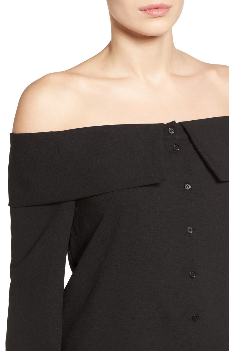 Pleione Off the Shoulder Shirt, Alternate, color, 