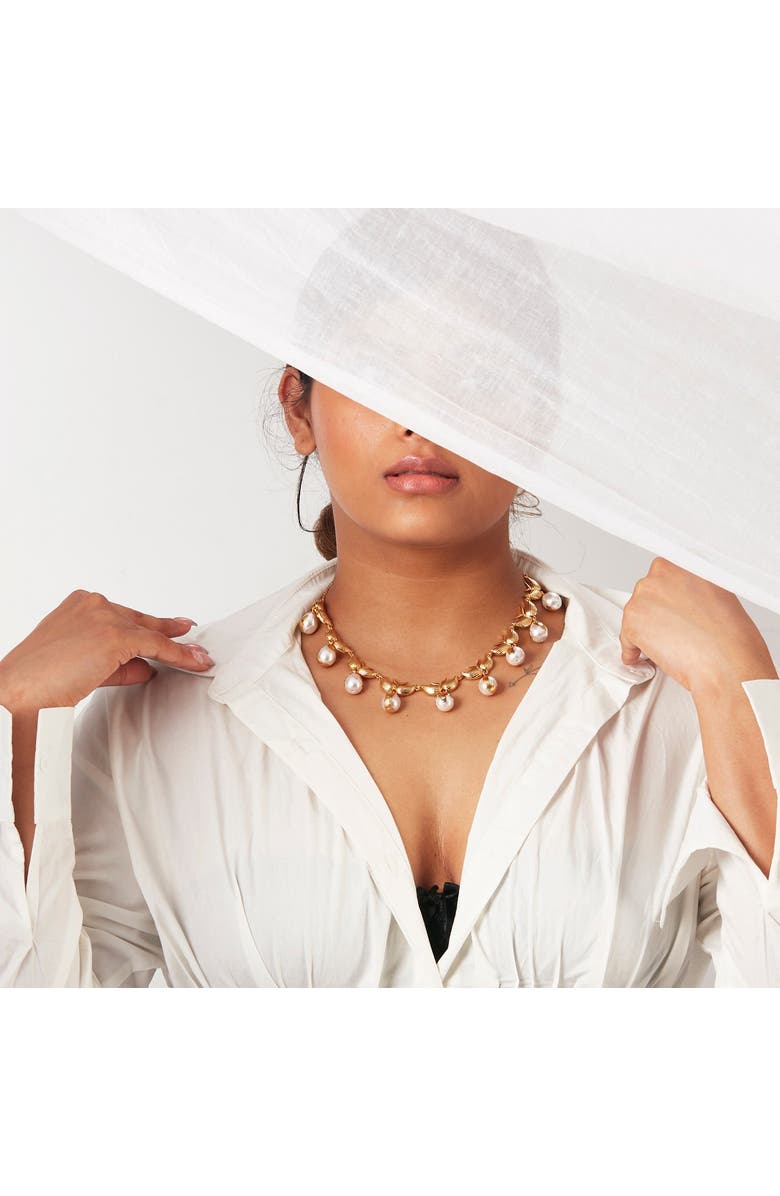 Dhwani Bansal ZOONI NECKLACE, Alternate, color, Gold Plated