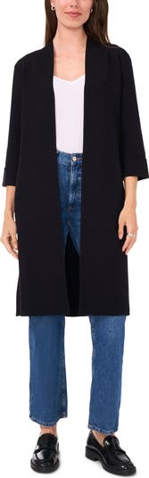 Open Front Longline Cardigan
