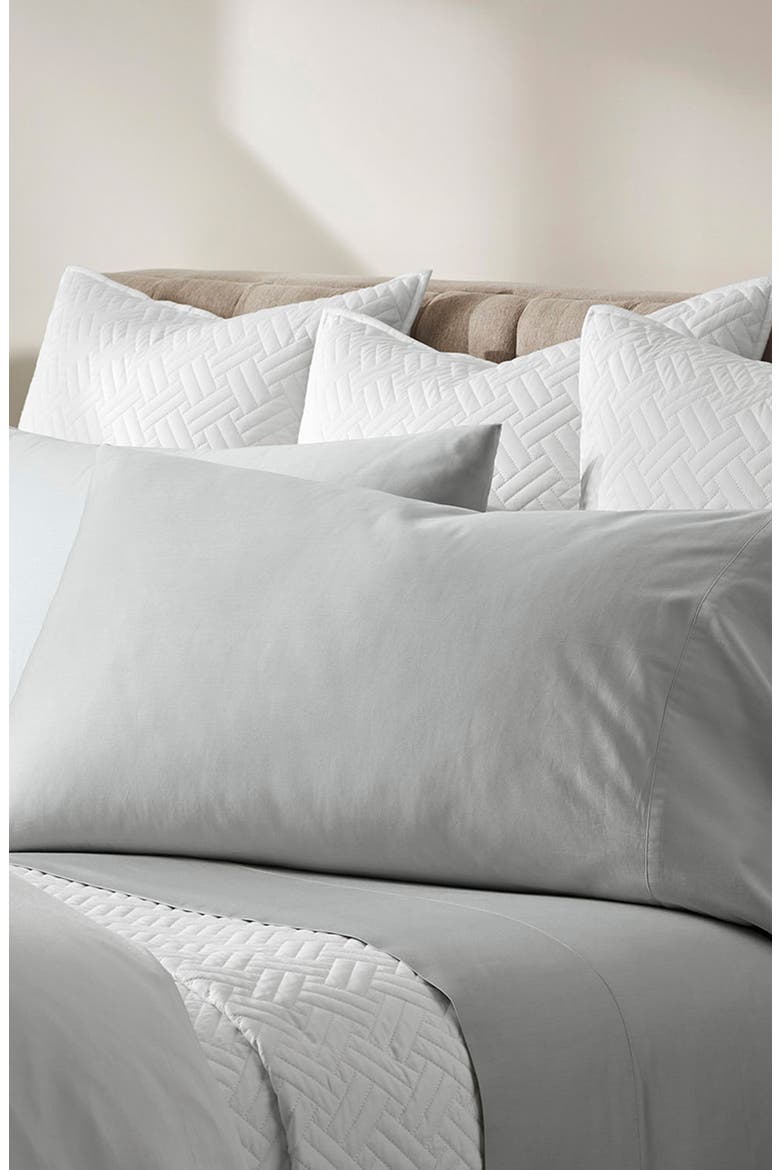 Signature Hemmed Sheet Set, Alternate, color, SHORE