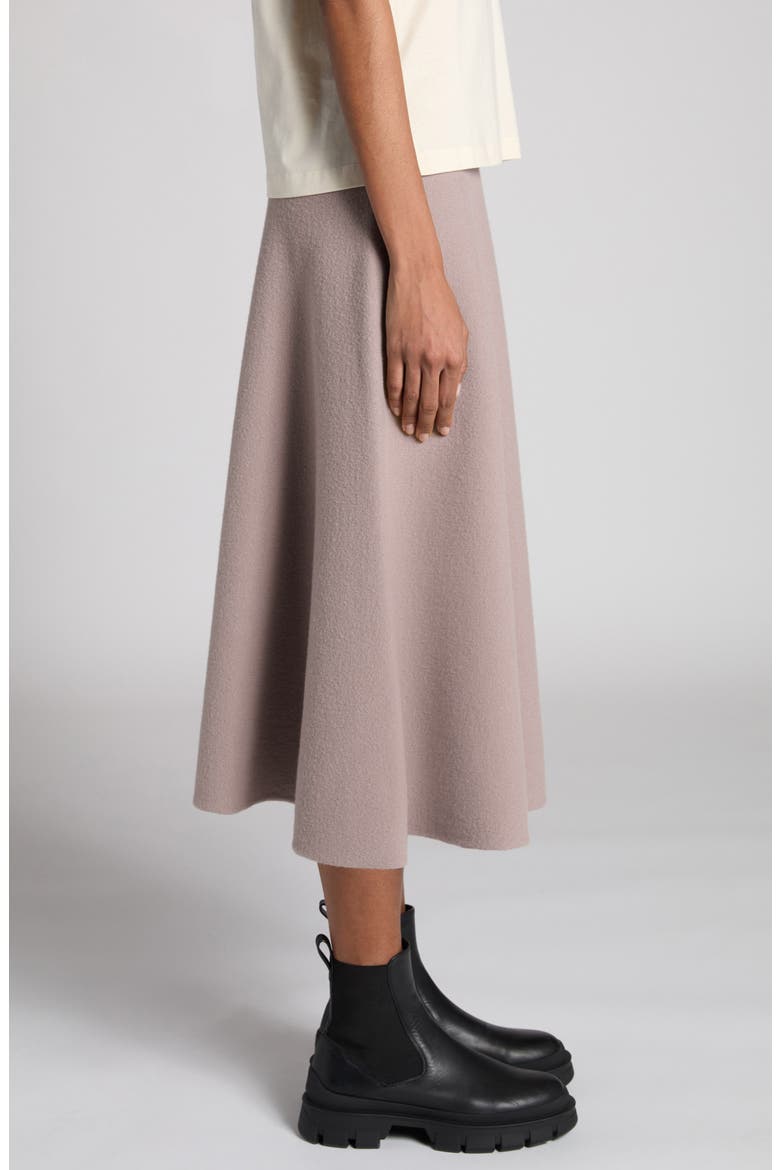 Wool Blend Midi Sweater Skirt, Alternate, color, PINK TAUPE