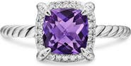 David Yurman Petite Chatelaine® Pavé Bezel Ring with Semiprecious Stone and Diamonds
