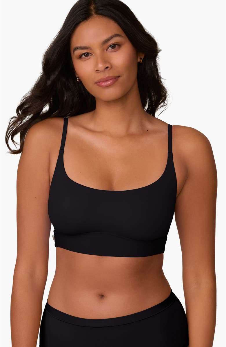 Harper Wilde Bliss Scoop Bralette, Main, color, Black