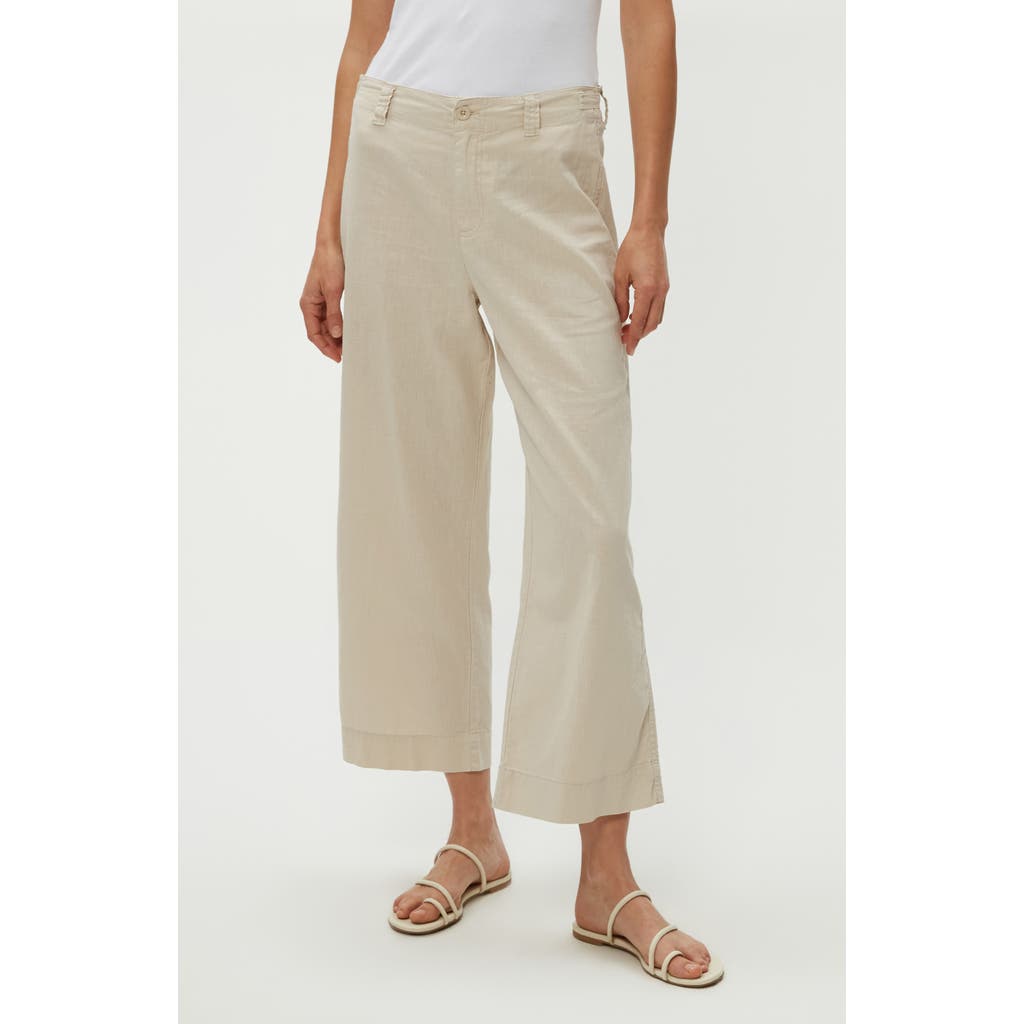 Michael Stars Geraldine Cropped Straight Leg Pant In Windchime