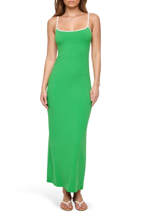 Jordana Rib Cover-Up Maxi Dress