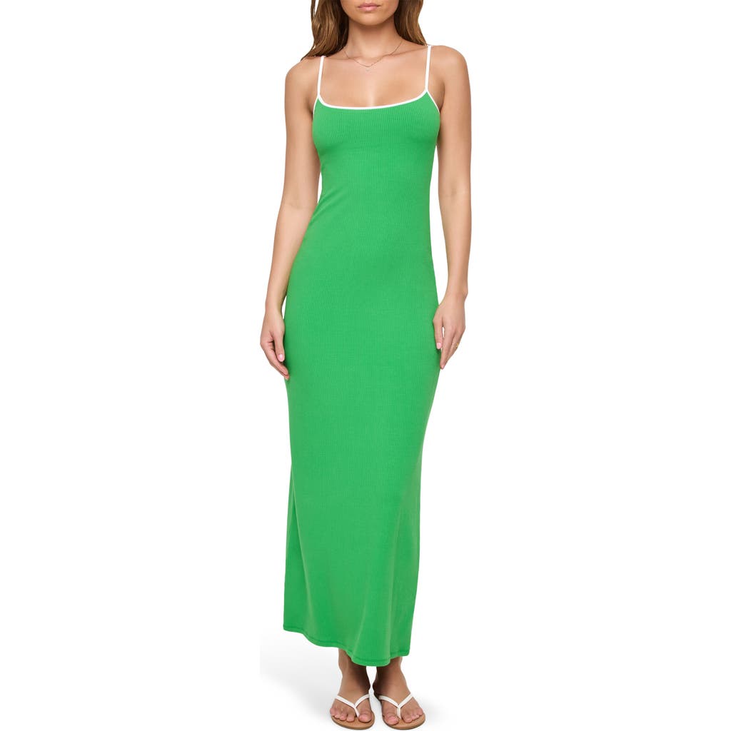 L*space Lspace Jordana Rib Cover-up Maxi Dress In Green