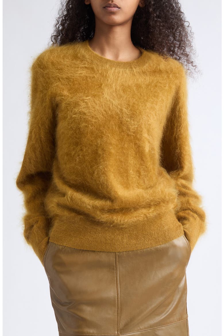 Alina Cashmere Sweater, Main, color, OCHRE