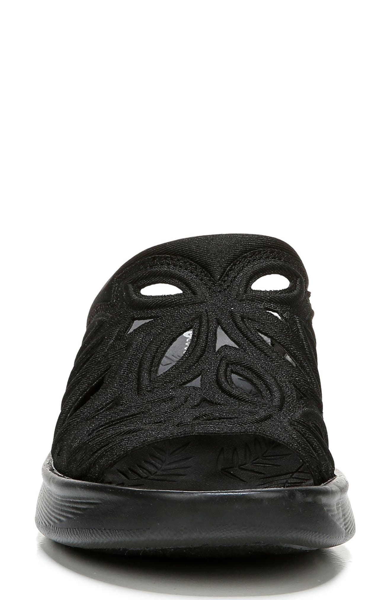 LifeStride Susie Slide Sandal, Alternate, color, Black Fabric