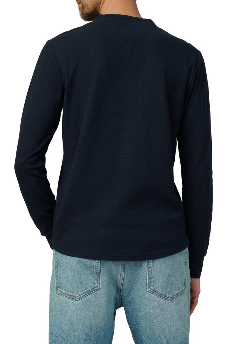 Double Face Thermal Henley Shirt, Alternate, color, TRUE NAVY
