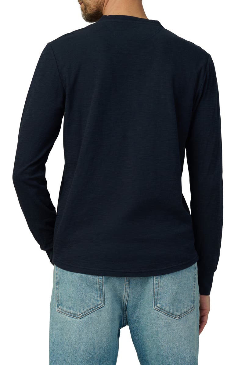 Joe's Double Face Thermal Henley Shirt, Alternate, color, True Navy