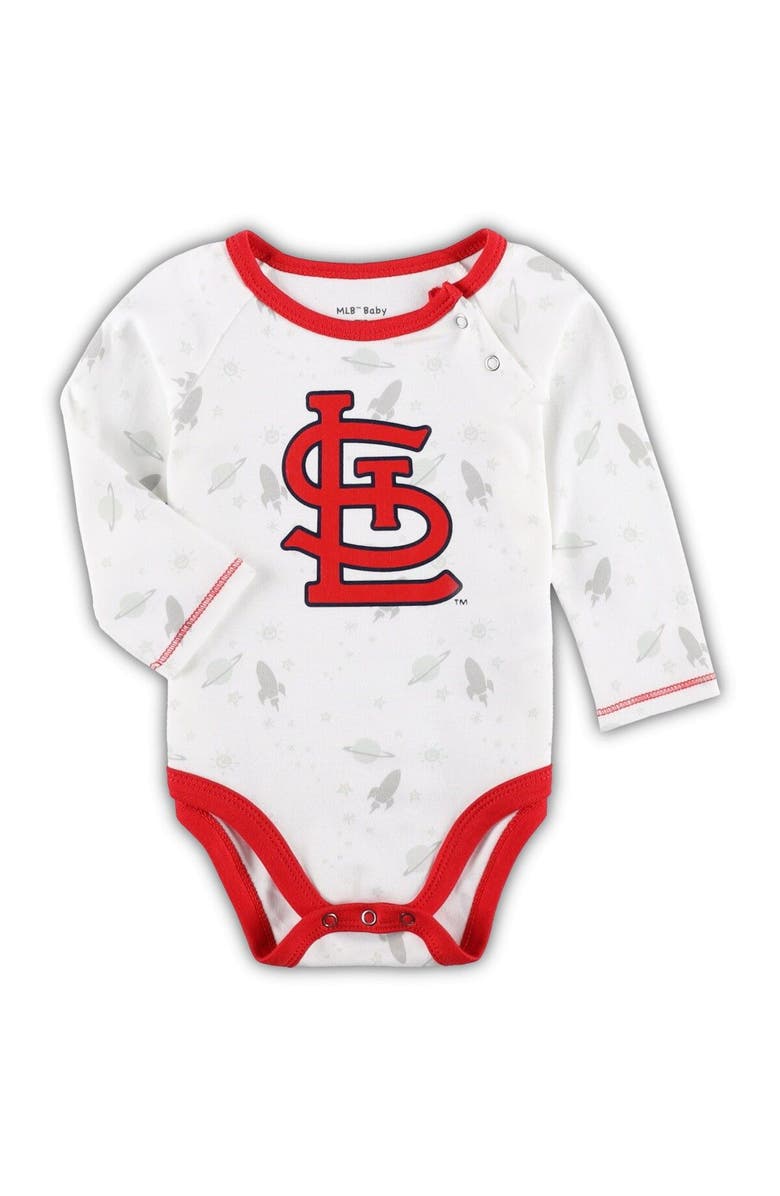 Outerstuff Newborn & Infant Red/White St. Louis Cardinals Dream Team Bodysuit Hat & Footed Pants Set, Alternate, color, Red