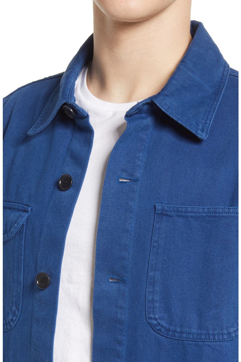Garment Dyed Work Jacket, Alternate, color, FRENCH NAVY