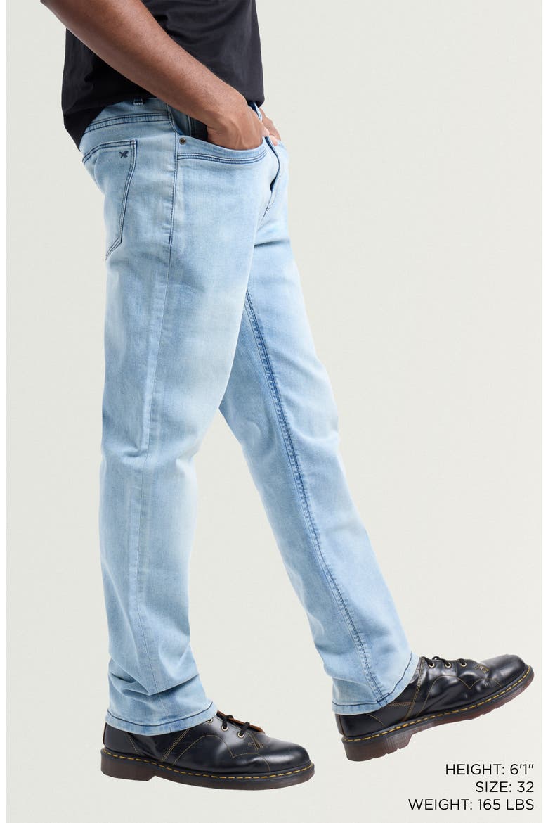 Supersoft Relaxed Slim Fit Skinny Jeans, Alternate, color, LIGHT BLUE