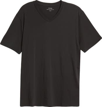 Black Knit Cotton Blend Camp Shirt