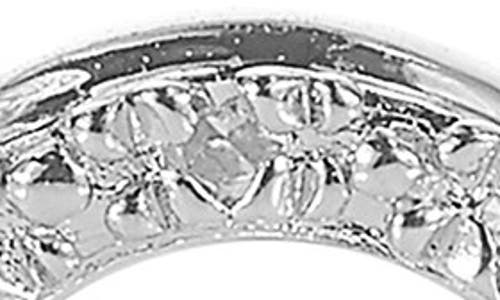 Monica Vinader Riva Diamond Circle Stud Earrings In Silver