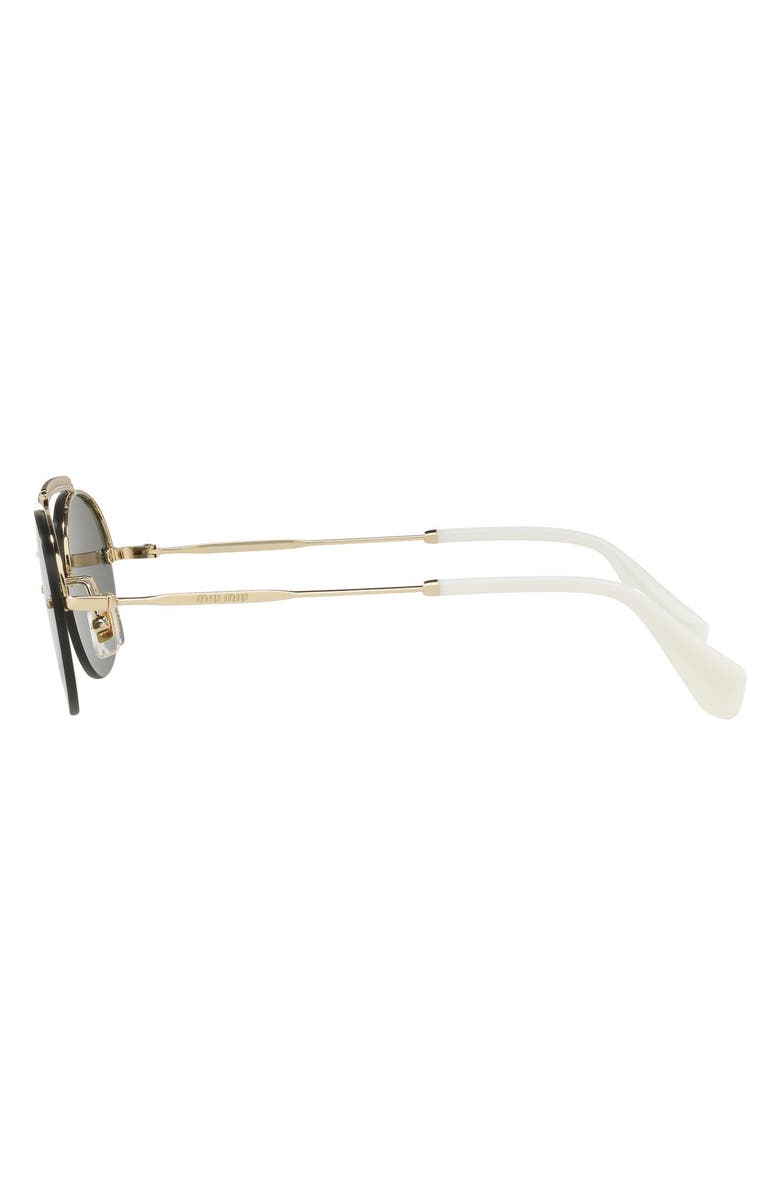 Miu Miu 54mm Oval Sunglasses, Alternate, color,