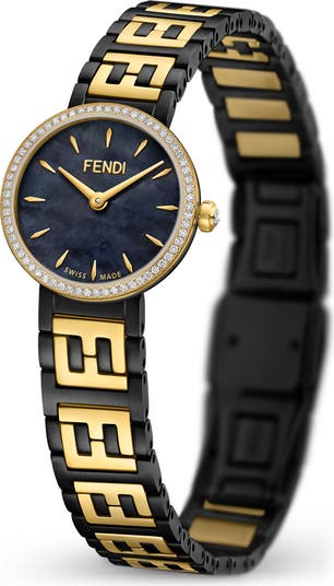 Forever Fendi Diamond Bracelet Watch, 19mm