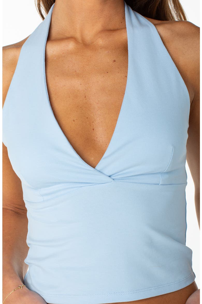 South Shore Crop Halter Top, Alternate, color, CERULEAN