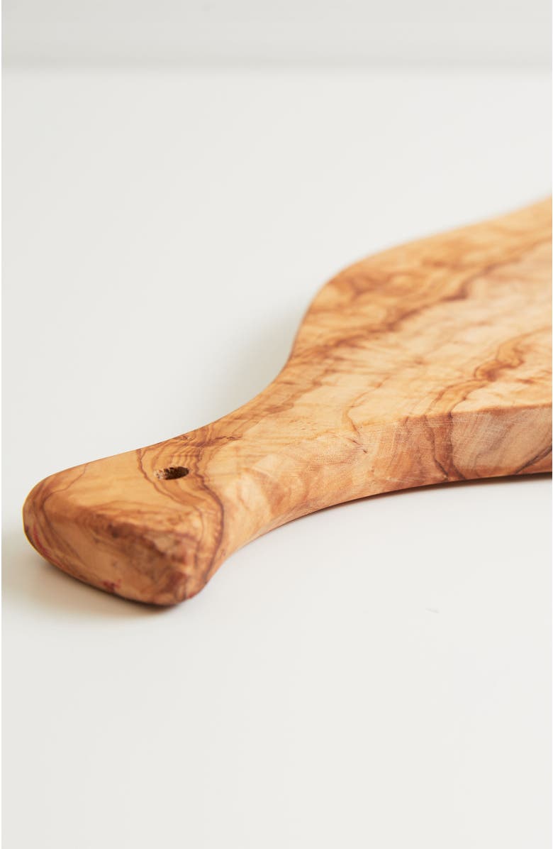 Verve Culture Olivewood Charcuterie Board with Paddle Handle, Alternate, color, NO COLOR