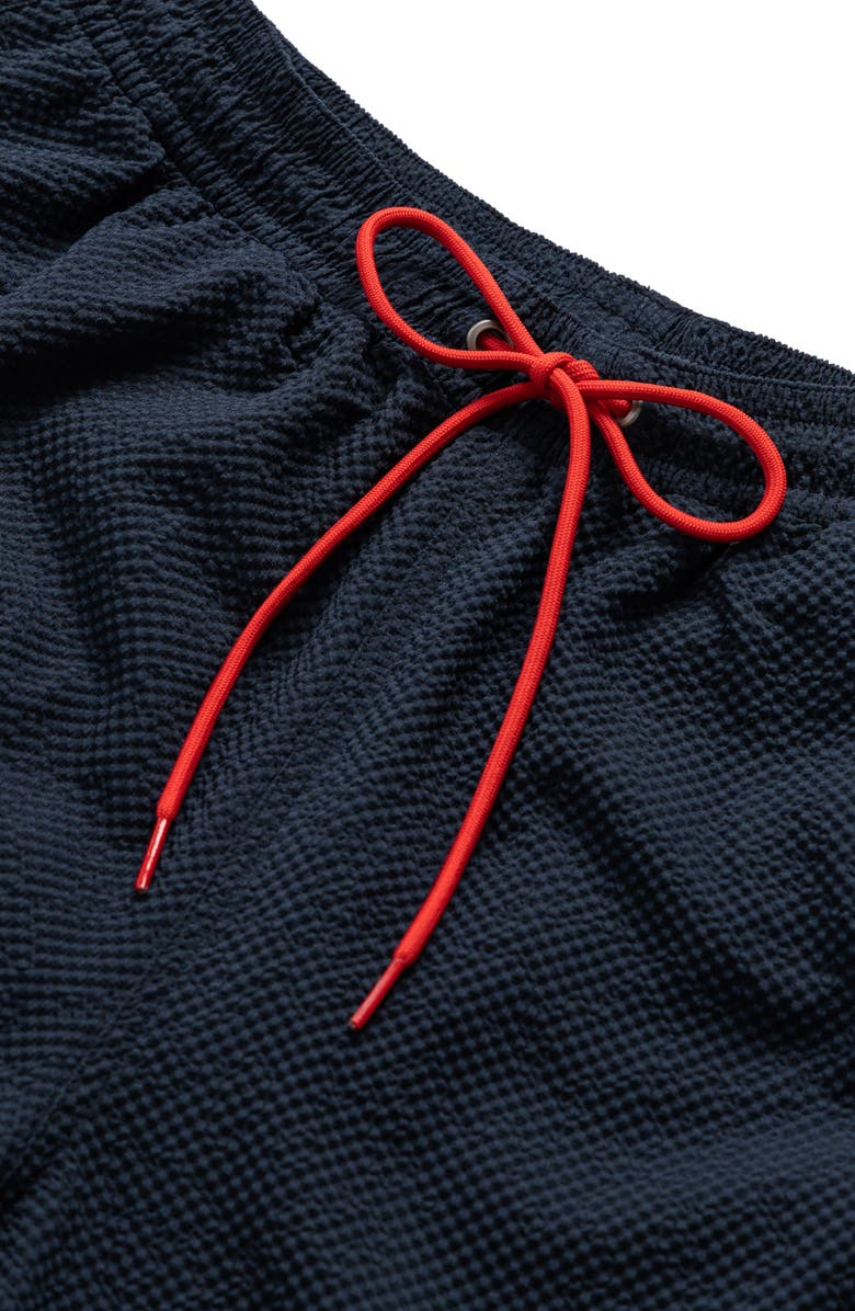 Rodd & Gunn Winterton River Seersucker Swim Trunks, Alternate, color, Navy
