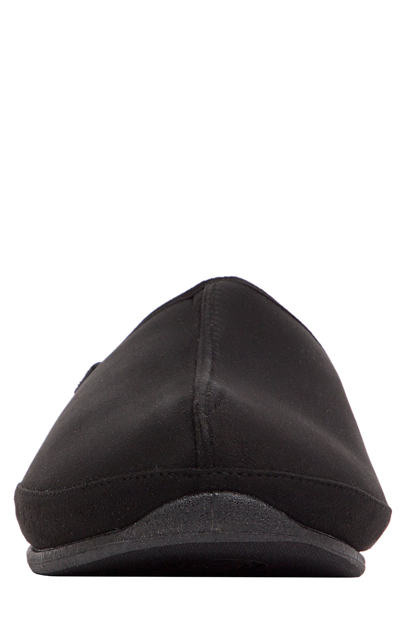 Deer Stags Wherever Slipper, Alternate, color, Midnight Black