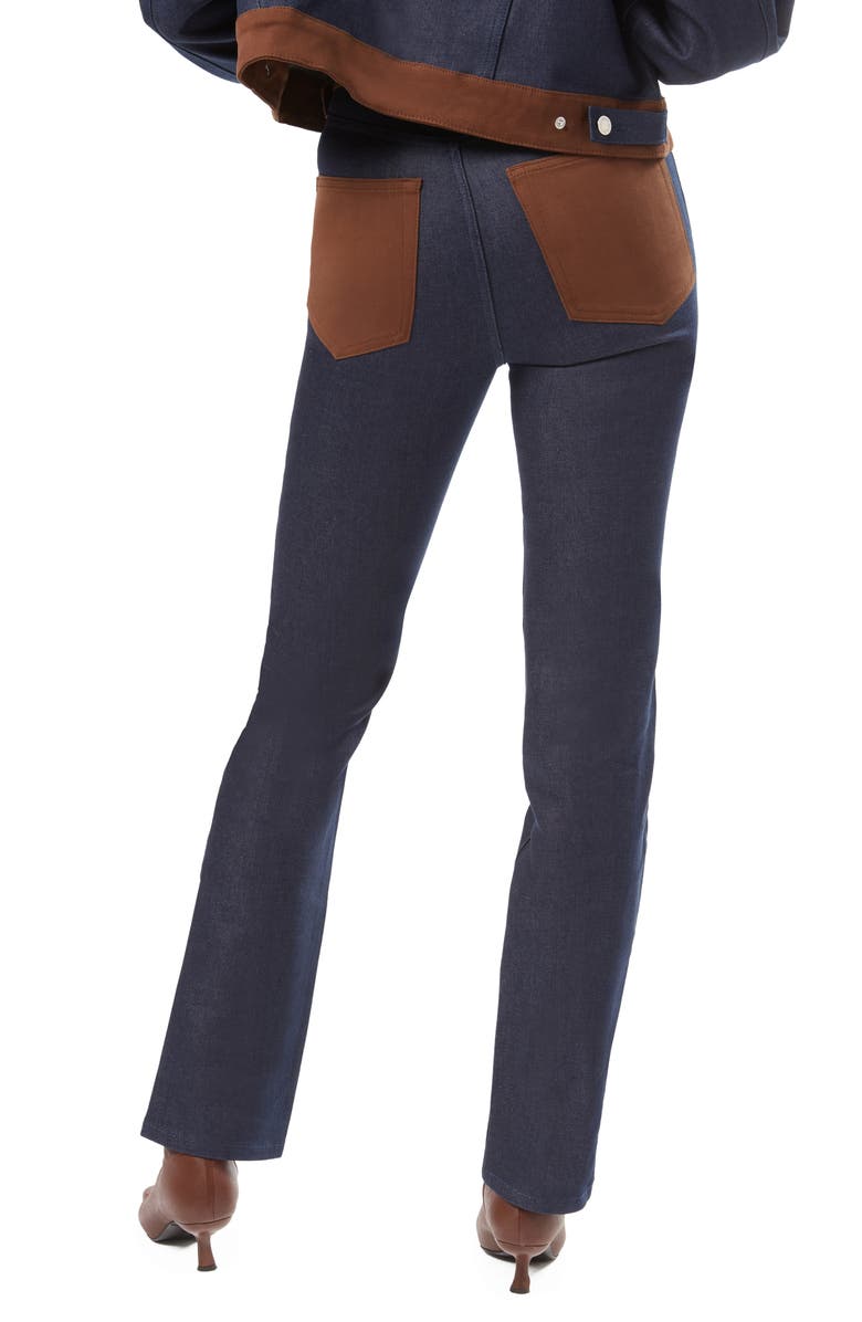 WeWoreWhat Colorblock Icon Jeans, Alternate, color, 