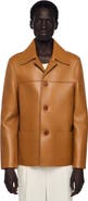 SANDRO Buttoned lambskin jacket