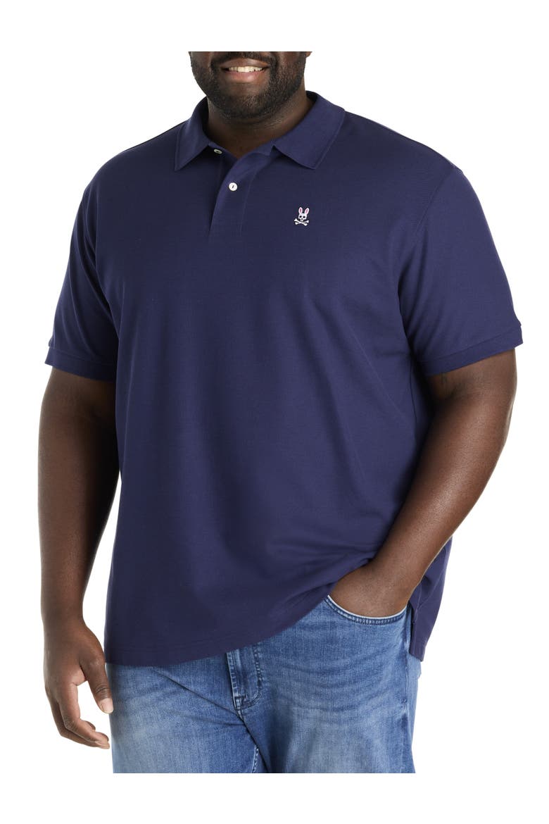 Big & Tall Classic Polo Shirt, Main, color, EVENING NAVY BLUE