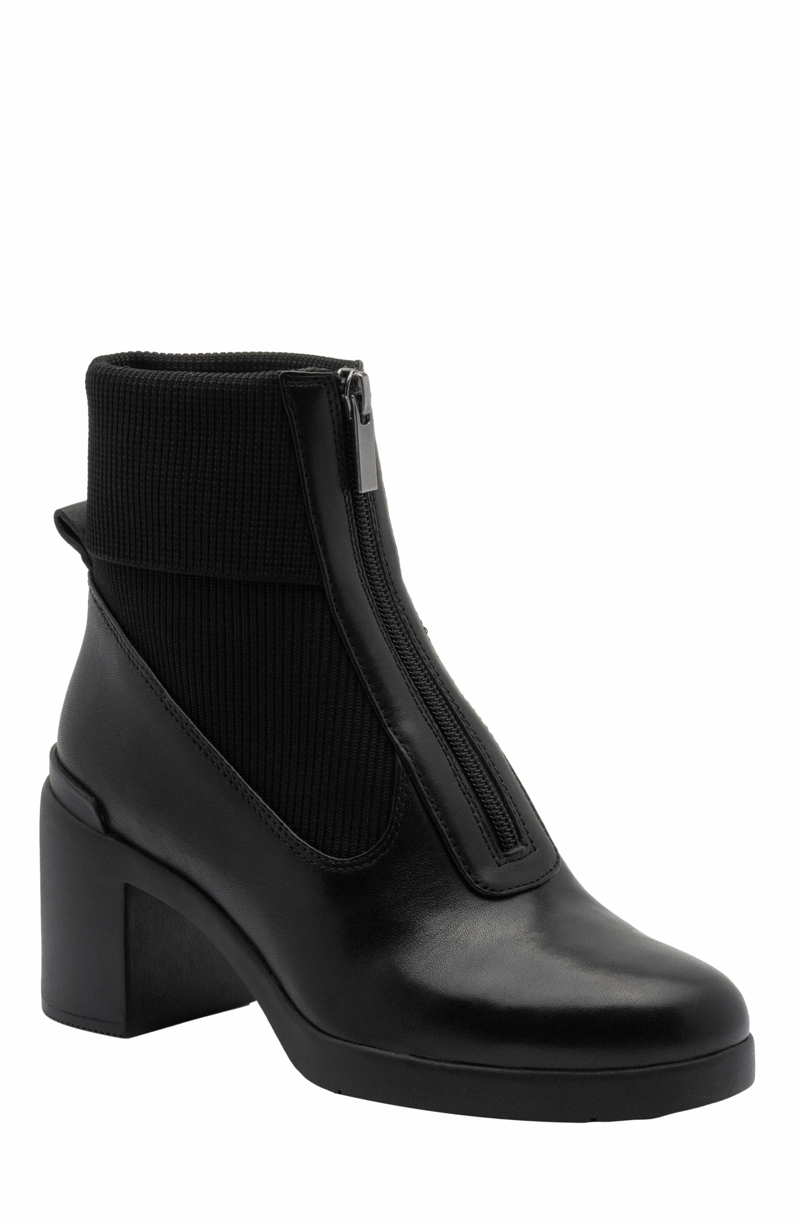 ABEO Metropolis Zip Boot, Main, color, Black - Regular