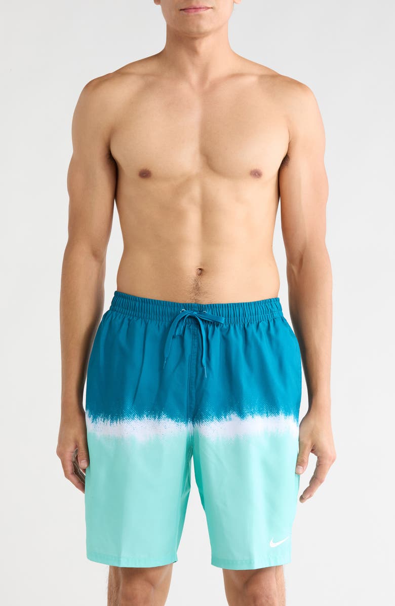 Nike 9-Inch Breaker Ocean Merge Swim Shorts, Main, color,