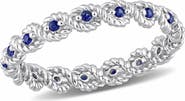 Julianna B. Created Gemstone Infinity Eternity Ring 10k