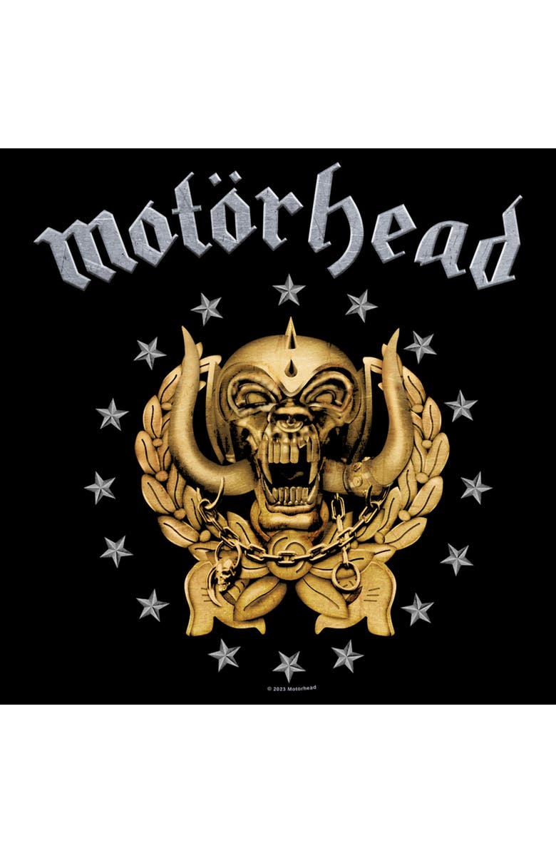 Motorhead Men's Motorhead Golden Snaggletooth Graphic T-Shirt, Alternate, color, Black