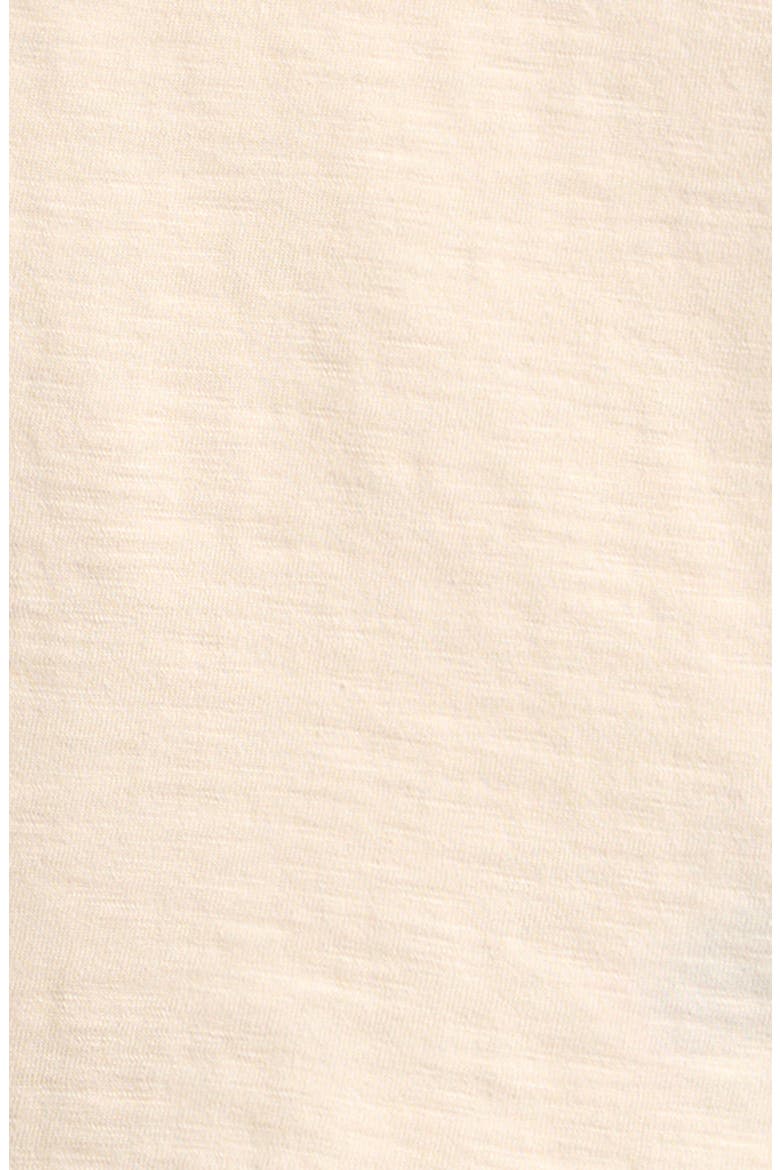 Kids' Eyelet Collar Cotton T-Shirt, Alternate, color, CREAM