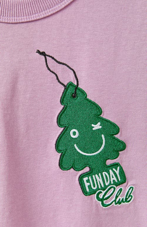 Cotton On Kids Kid's Poppy Oversize Graphic Print Tee In Purple