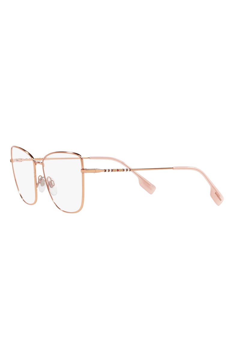 Burberry Bea 55mm Cat Eye Optical Glasses, Alternate, color, 