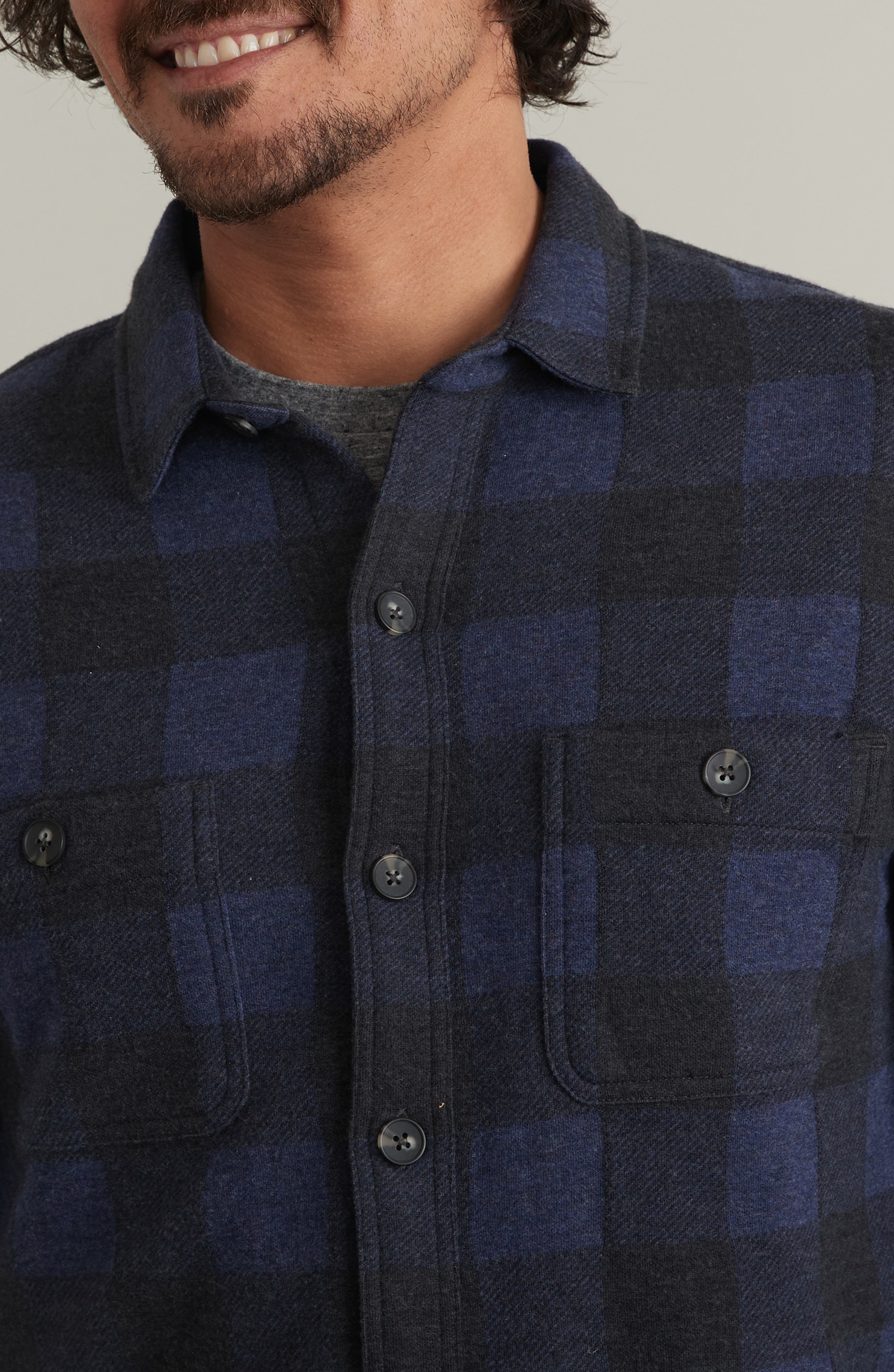 Marine Layer Men's Cotton Blend Shacket (Men) | Nordstrom