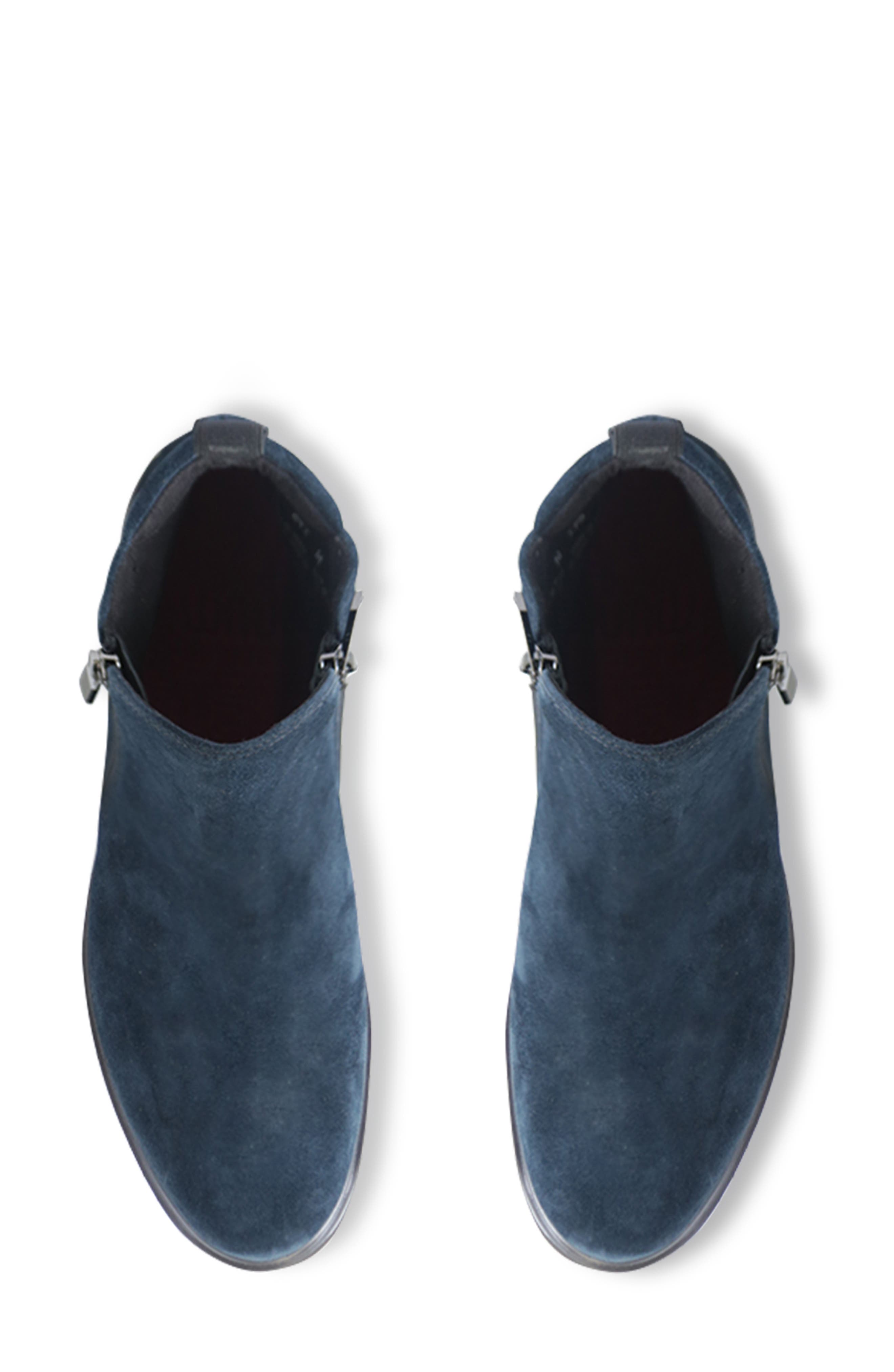 Rourke Water Resistant Bootie, Alternate, color, BLUE SUEDE
