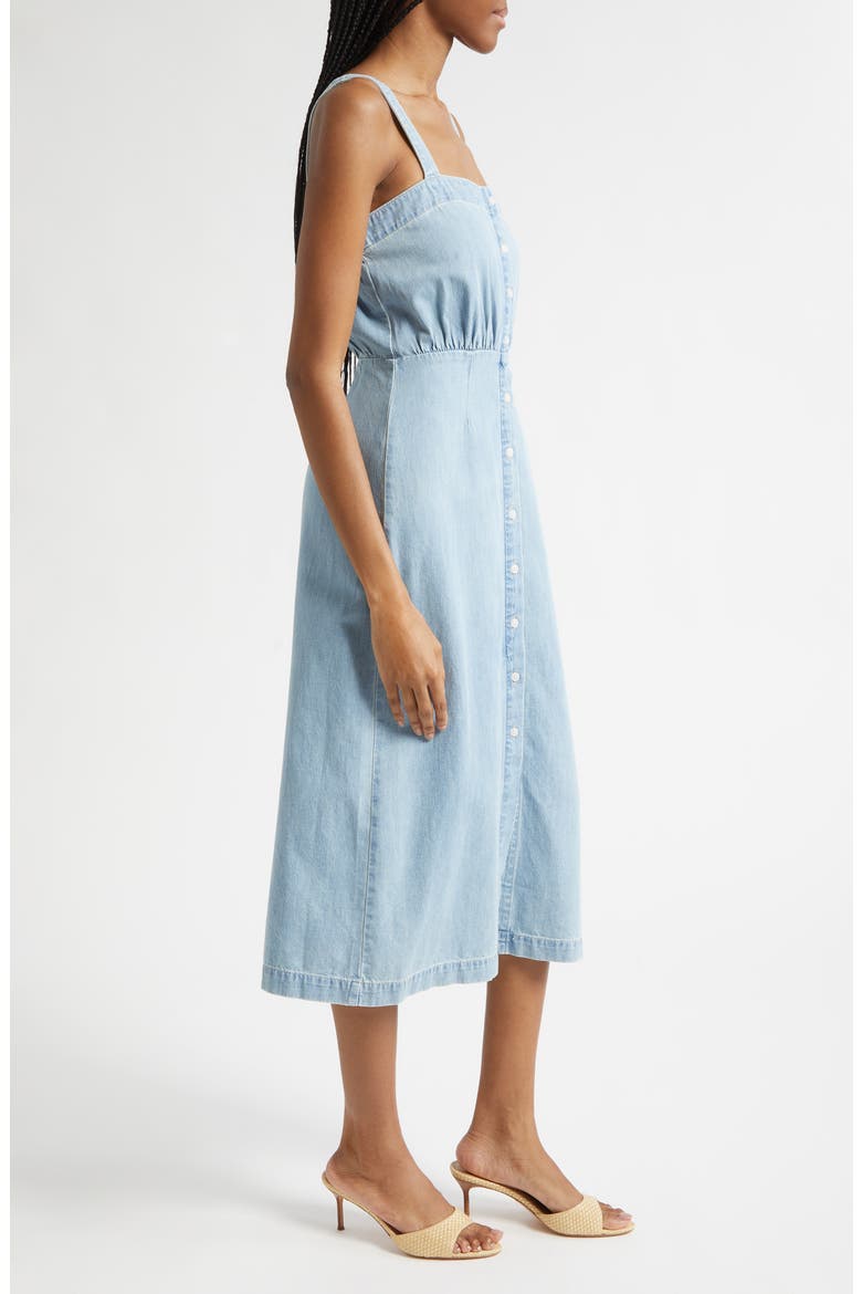 Delondra Denim Sundress, Alternate, color, BIG SPLASH