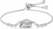 DLORIA Limitless Graduation Cap Adjustable Pavé Bracelet