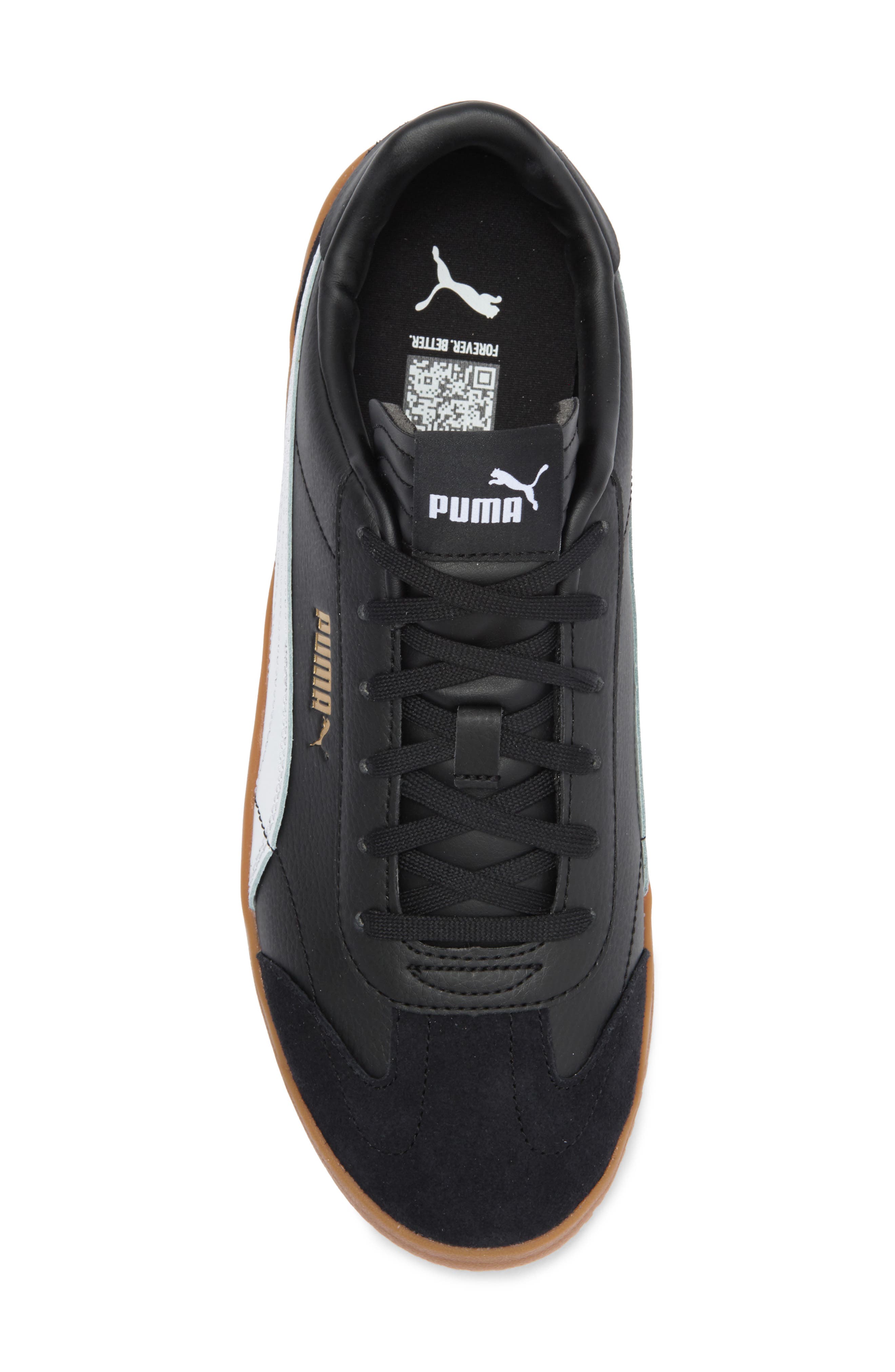 PUMA Club 5V5 Sneaker, Alternate, color, Puma Black-Puma White-Gold