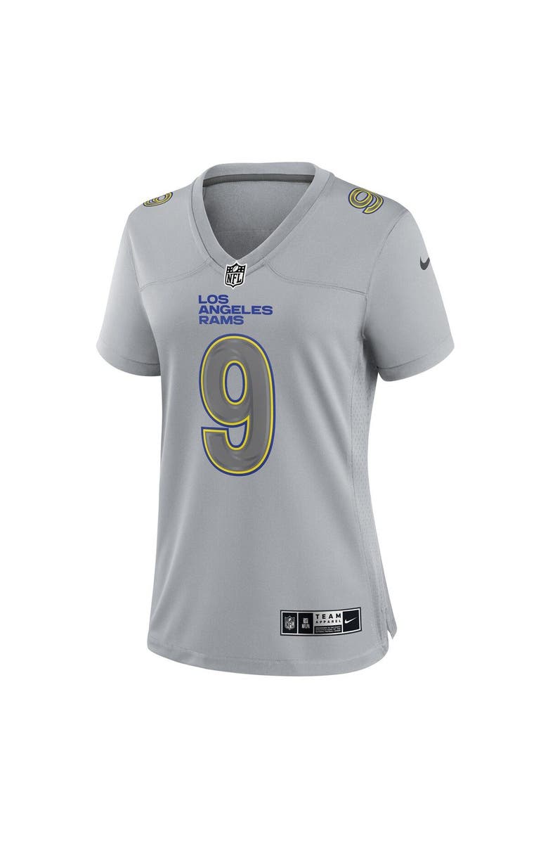 Nike Women's Nike Matthew Stafford Gray Los Angeles Rams Atmosphere Fashion Game Jersey, Alternate, color, Gray