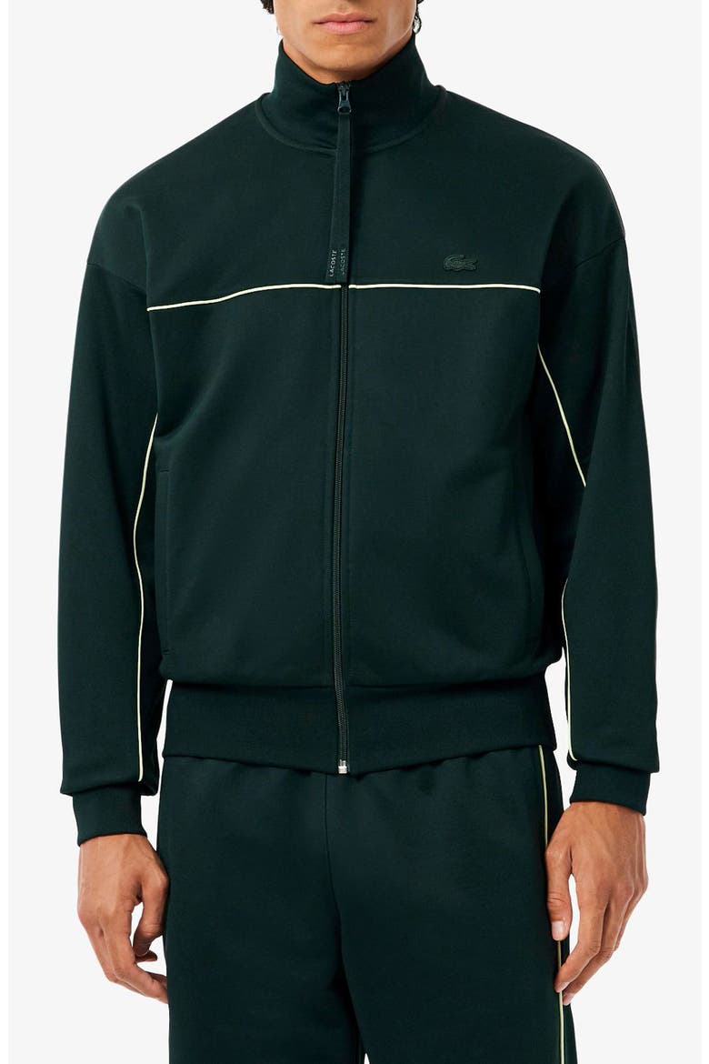 Loose Fit Quarter Zip Pullover, Main, color, FOREST GREEN