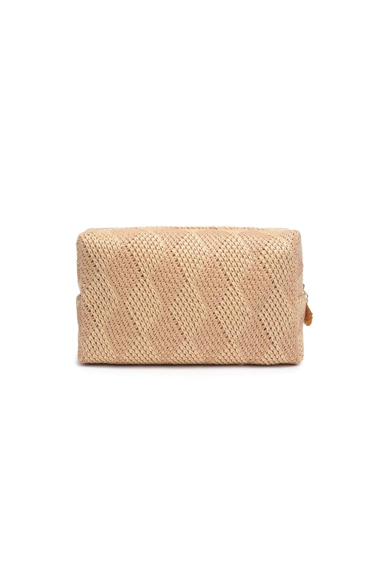 Bali Breeze Cosmetic & Travel Organizer Pouch, Alternate, color, Natural