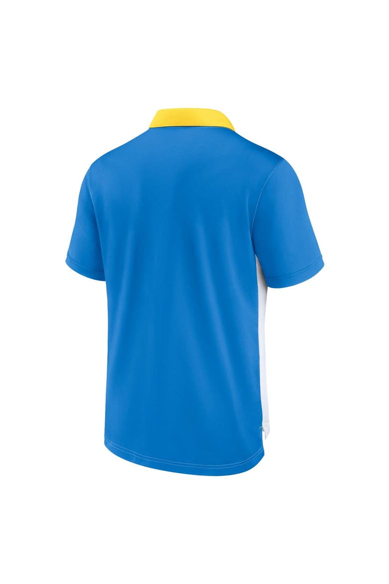 Men's Nike  White/Powder Blue Los Angeles Chargers Rewind Pique Polo, Alternate, color, White
