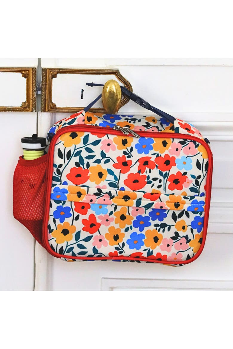 Chill Lunch Bag with Removable Gel Ice Packs, Alternate, color, Poppy Flowers