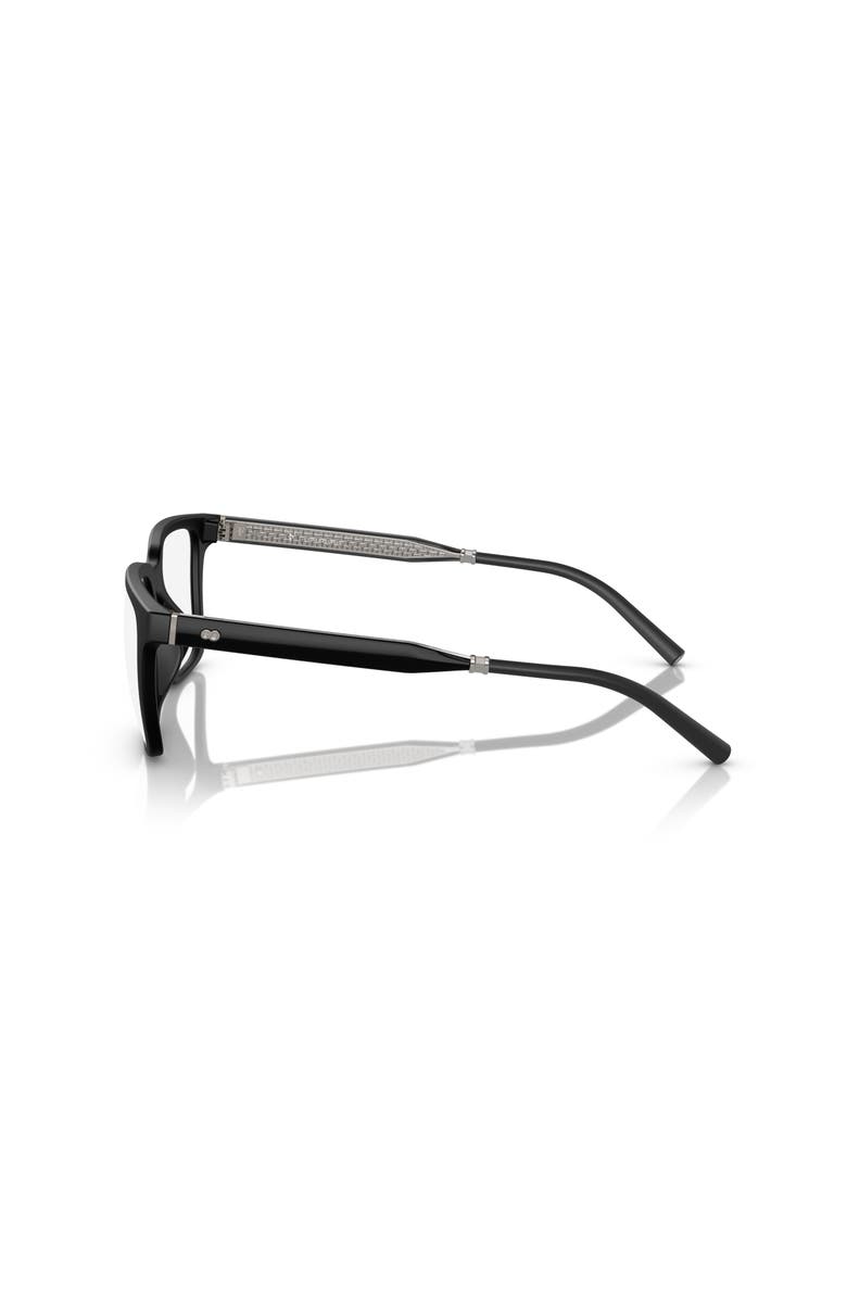 Oliver Peoples 52mm Rectangle optical glasses, Alternate, color, Black