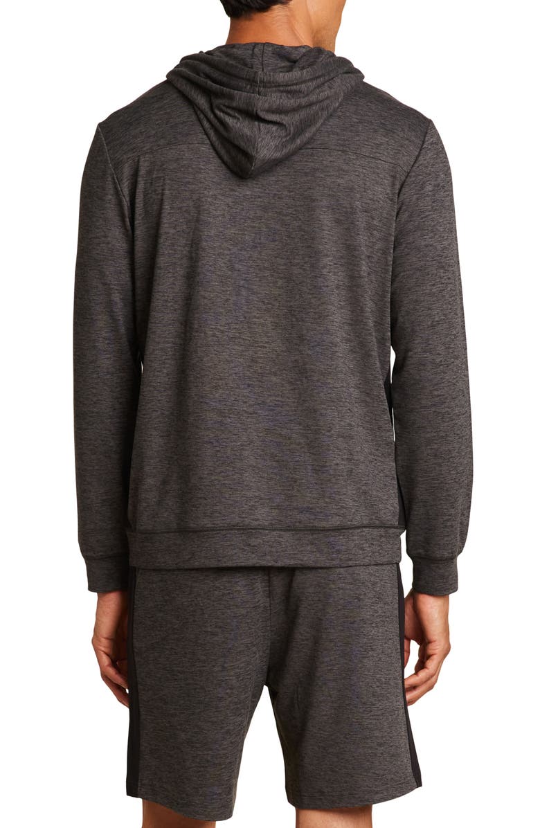 Barefoot Dreams<sup>®</sup> Malibu Collection<sup>®</sup> Butterchic Hoodie, Alternate, color, Heather Carbon