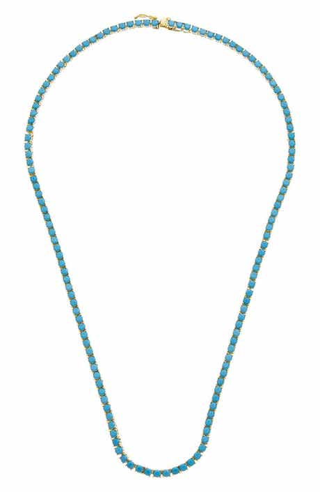 Turquoise Tennis Necklace