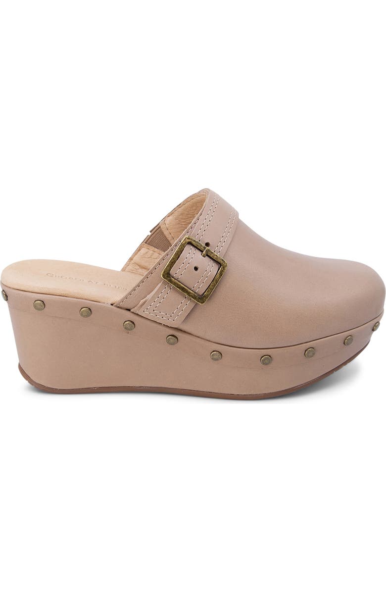 Chocolat Blu Yogi Platform Wedge Mule, Alternate, color, Tan Leather