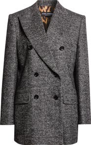 Dolce&Gabbana Double Breasted Herringbone Blazer